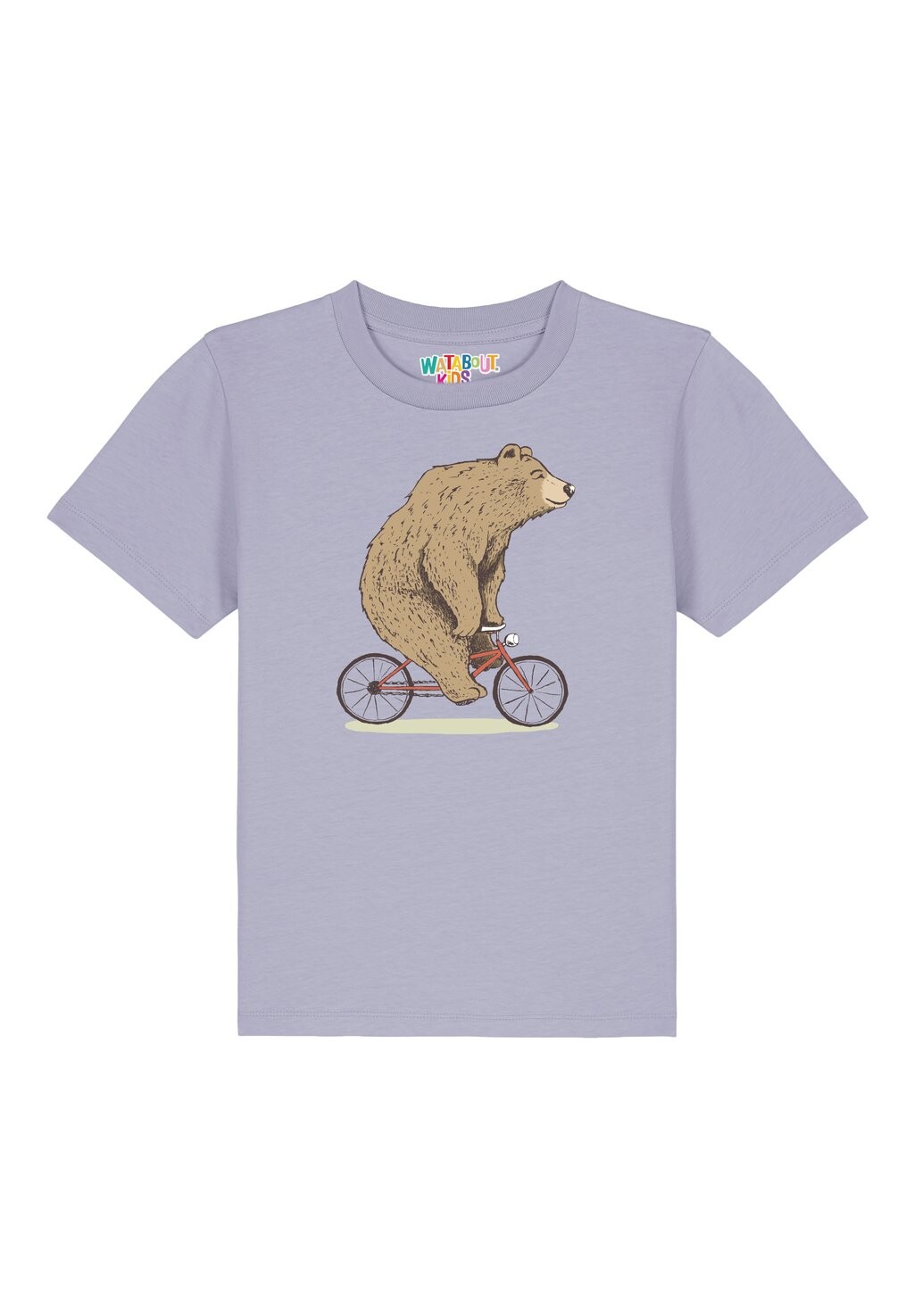 

Футболка с принтом FAHRRADBÄR Watapparel, цвет lavender