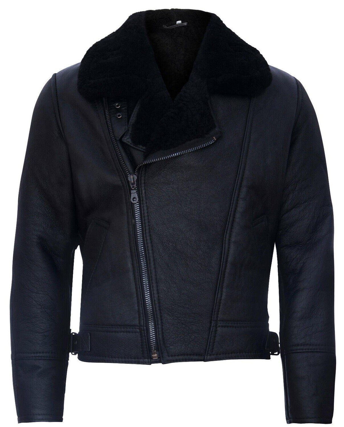 

Куртка-бомбер из овчины времен Второй мировой войны-Tucson Infinity Leather, черный