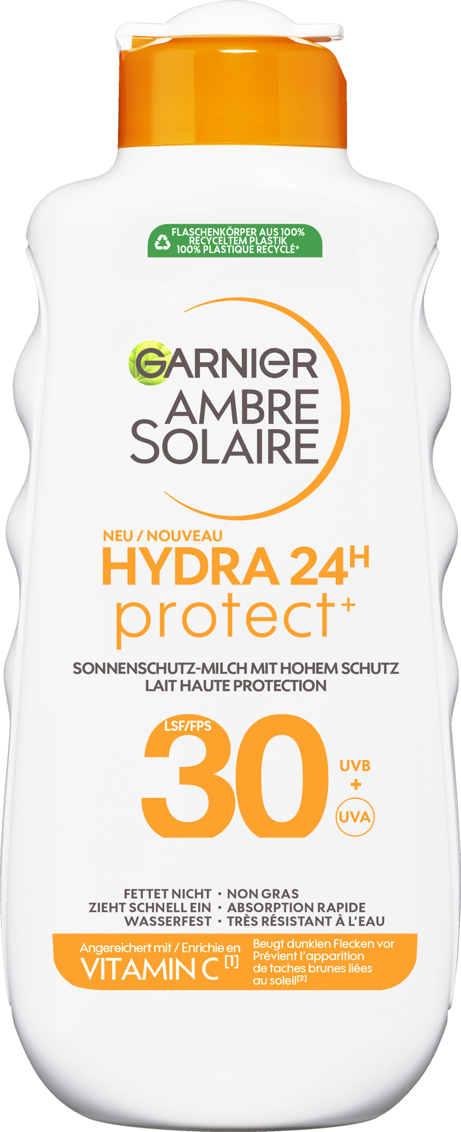 

Солнцезащитный крем Garnier Ambre Solaire Hydra Protect Sonnenschutz-Milch 24h LSF 30