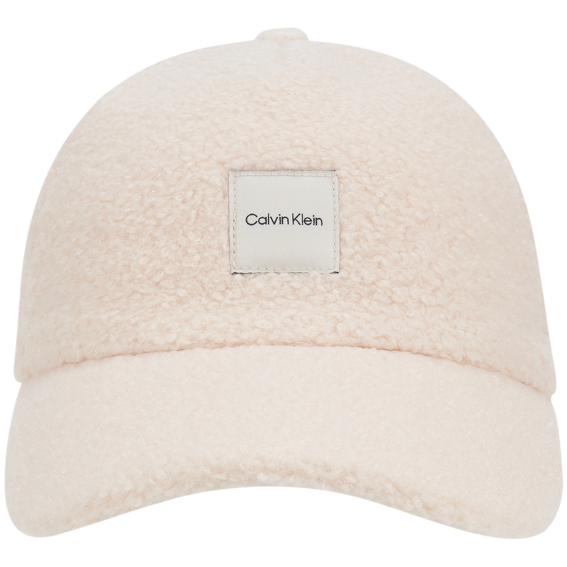 

Calvin Klein Хлопковая бейсболка унисекс цвета слоновой кости, QYJ-Milk White
