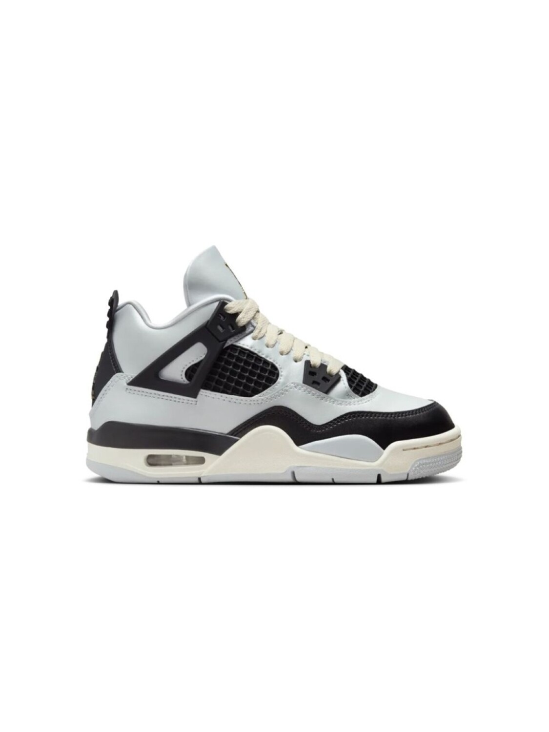 

Кроссовки Air Jordan 4 "Platinum Gold" Jordan Kids, черный