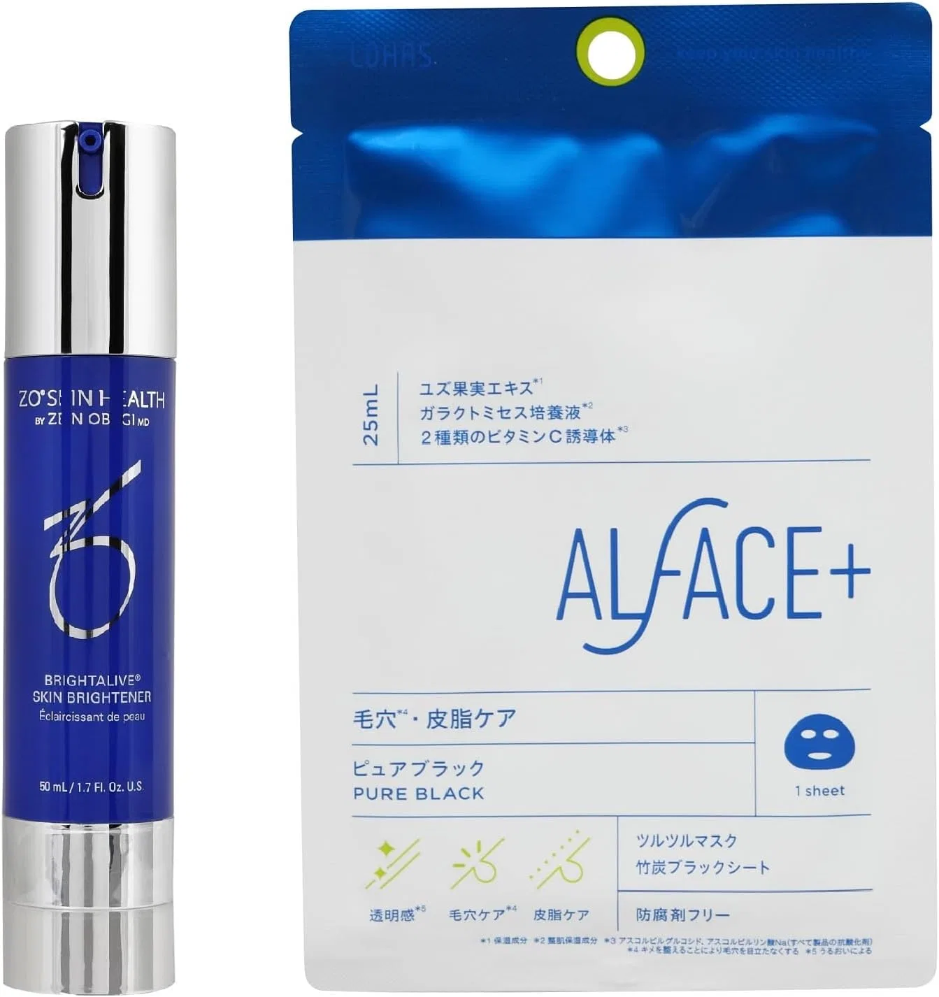 Набор для ухода за кожей ZO Brita Live 50 мл и Skin Peel Bar Mini (синий)