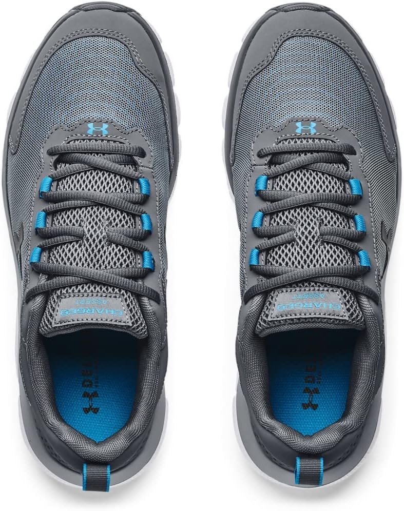 Мужские кроссовки для бега Under Armour Charged Assert 9, серый/черный — фото 3