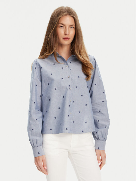 

Рубашка обычного кроя 5D51DQ0BF United Colors Of Benetton, синий