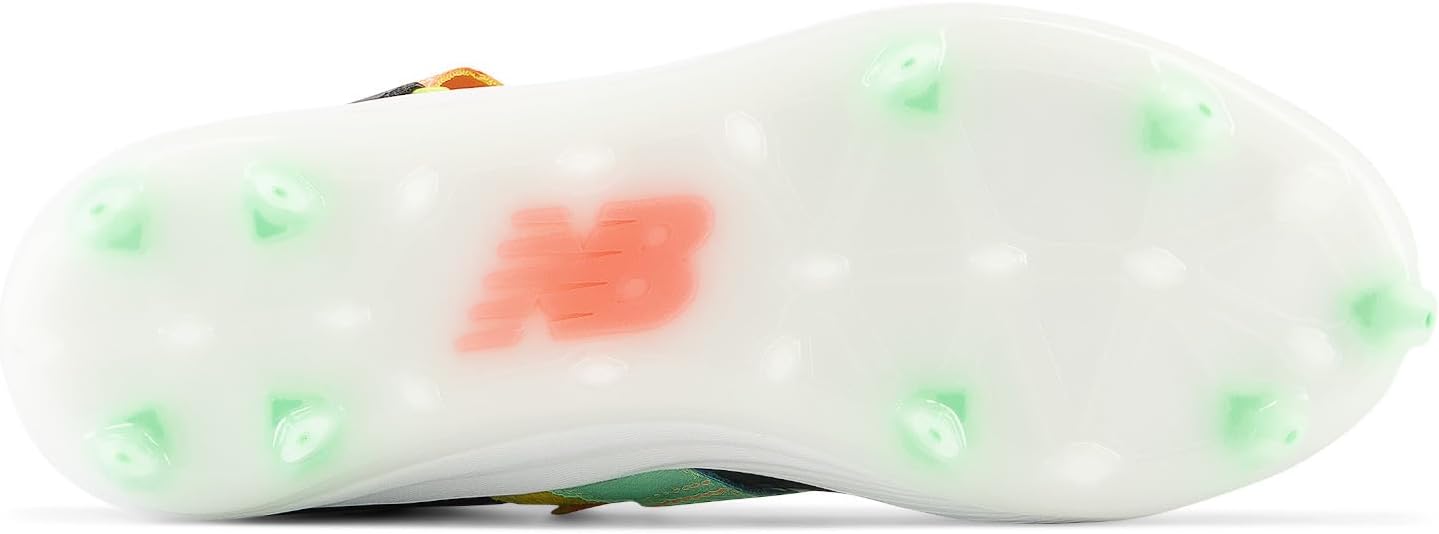 Кроссовки Unisex New Balance FuelCell Lindor v2 Comp Baseball Cleats, Black/Neon Dragonfly — фото 3