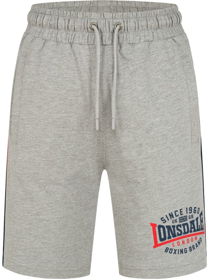

Короткие шорты Sandown Shorts Regular Fit серого цвета Lonsdale