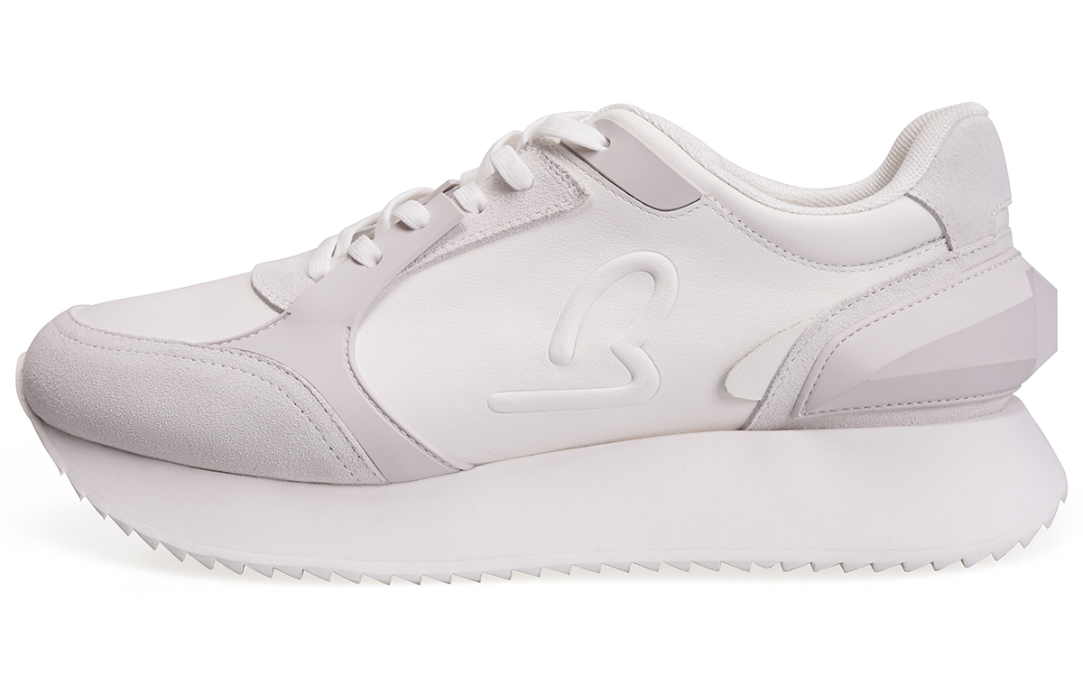 

Повседневные туфли мужские низкие черные белые BOSSSUNWEN