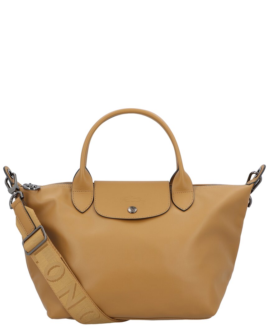

Longchamp Le Pliage Xtra Small Кожаная сумка, коричневый