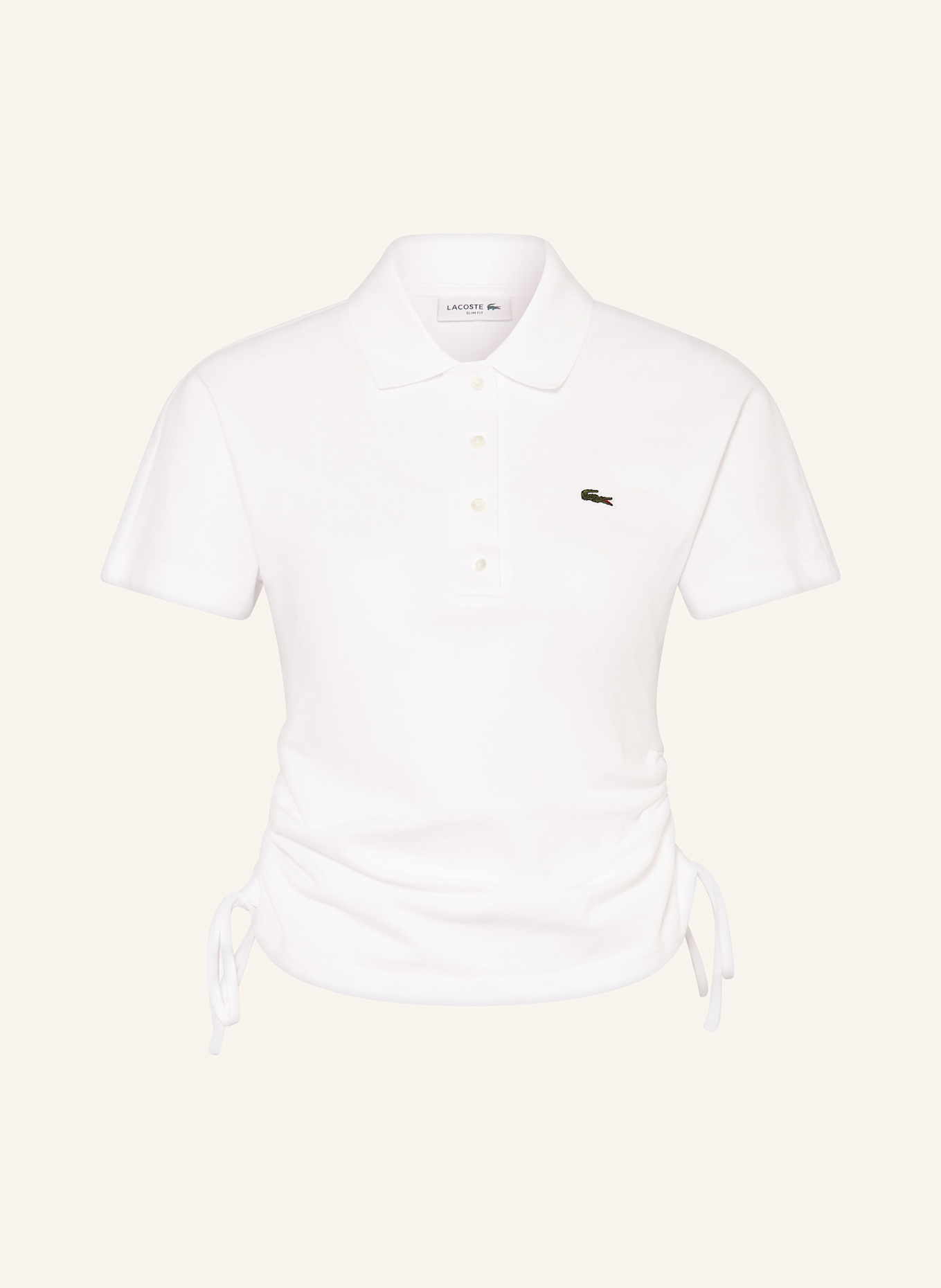 

Рубашка поло из пике Lacoste, белый