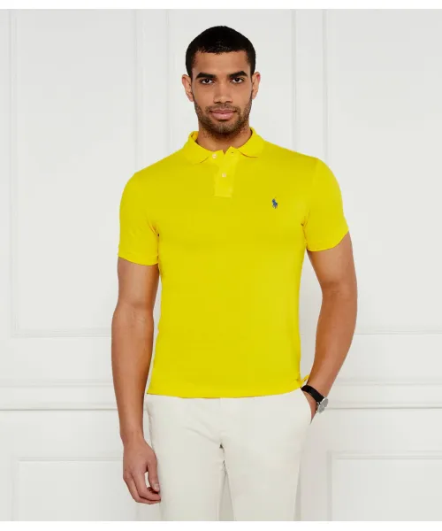 

Футболка поло Slim fit Polo Ralph Lauren, желтый