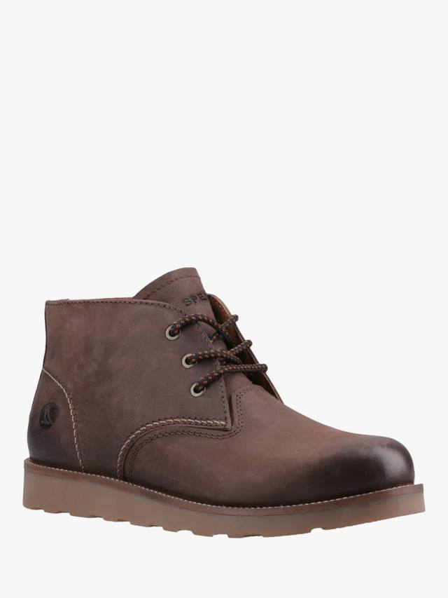 Портленд кожаные ботинки на шнуровке до щиколотки Sperry, Brown — фото 2