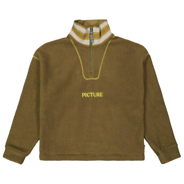 

Женский укороченный свитер Cylla 1/4 из флиса Picture, Tobacco