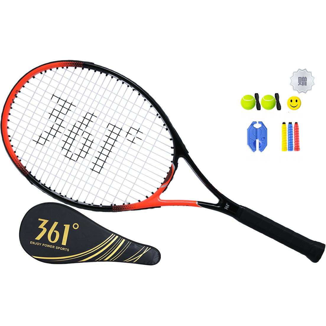 

361° Теннисная ракетка Unisex Orange 301±5G, размер головы 105 кв дюймов, карбон-алюминиевый сплав