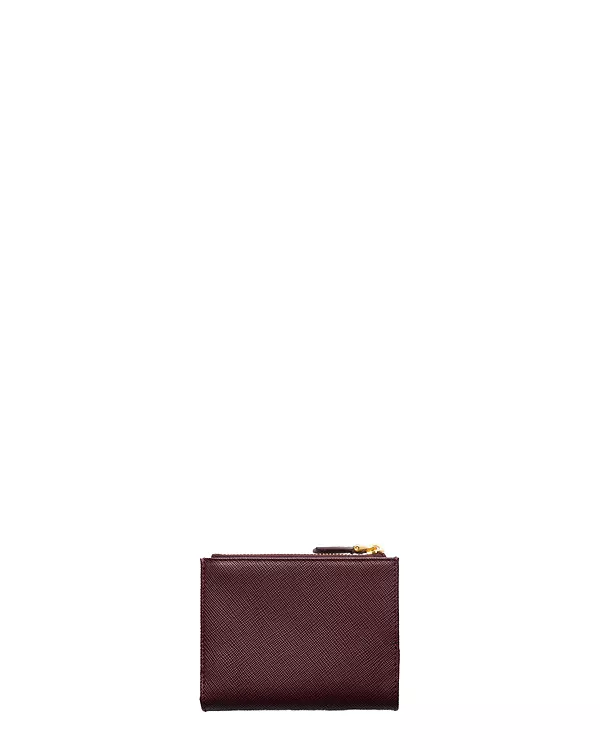 Небольшой кошелек из сафьяновой кожи Prada, красный — фото 3