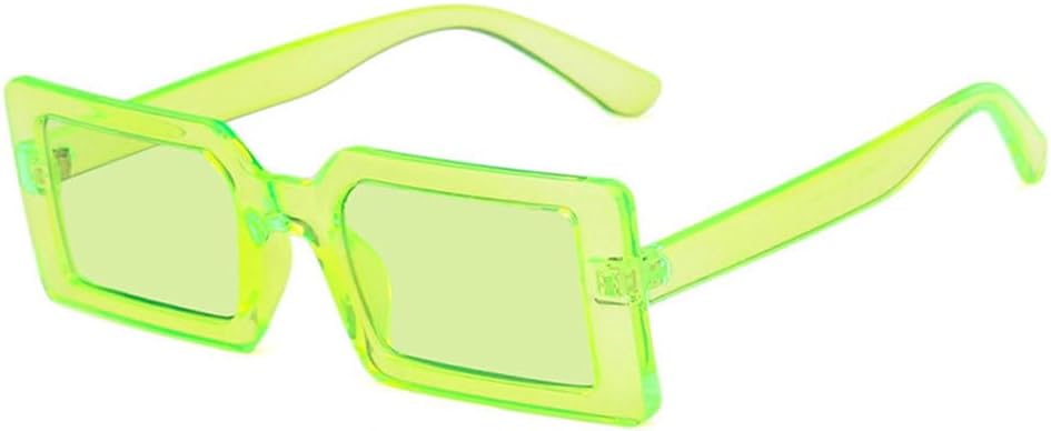 

Модные флуоресцентные зеленые прямоугольные женские солнцезащитные очки с прозрачными линзами цвета океана, винтажные мужские солнцезащитные очки UV400, L20177 generic, Rose Pink Gray