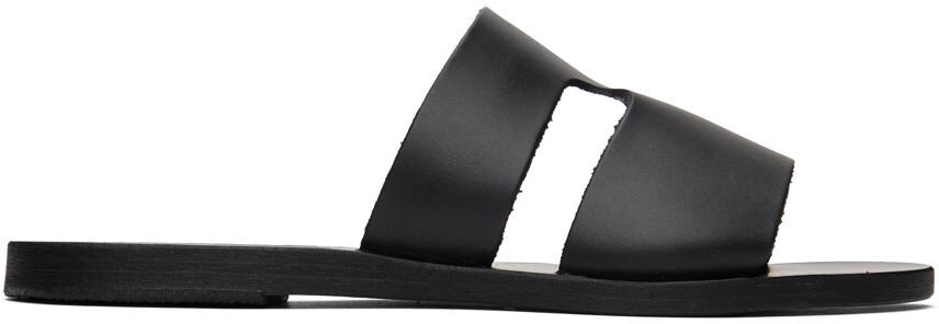 Черные сандалии Apteros Ancient Greek Sandals, цвет Black