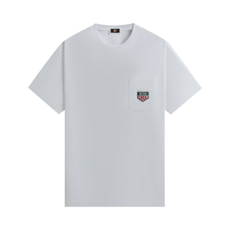 

Футболка Kith x TAG Heuer Formula 1 Badge Pocket Tee, белый