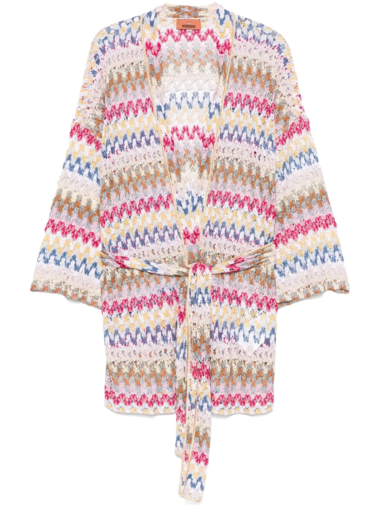 

Пальто Missoni с узором «зигзаг», белый