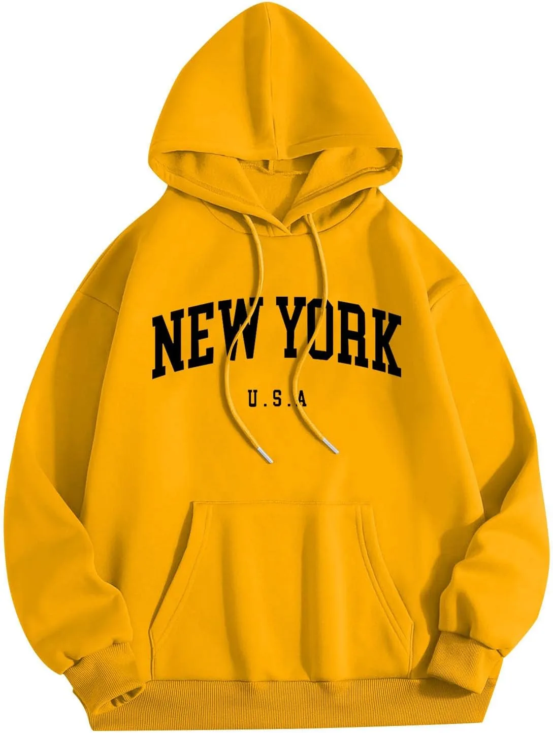 

Мужской оверсайз флис худи с длинным рукавом и принтом