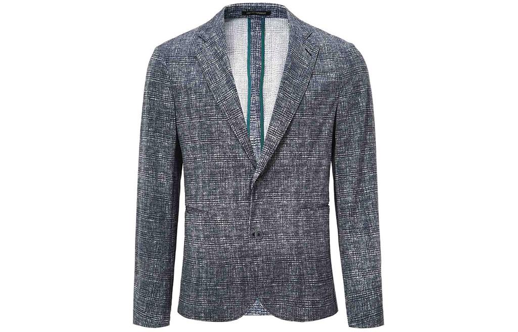 EMPORIO ARMANI Мужской пиджак для делового костюма разноцветный, Multicolor — фото 3
