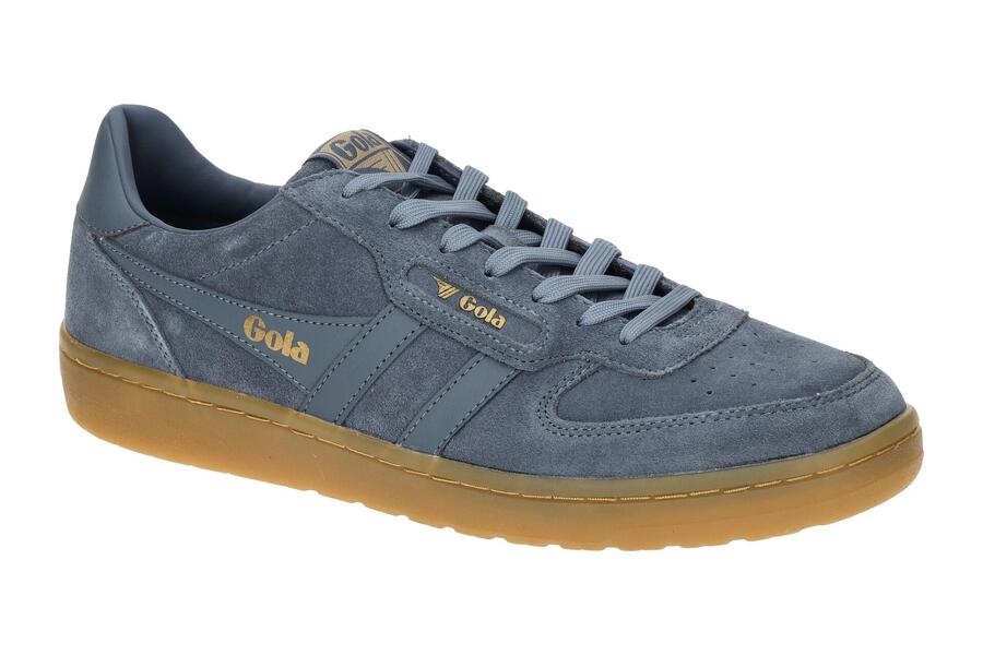 Замшевые кроссовки Gola Hawk, синие, женские, CLB571