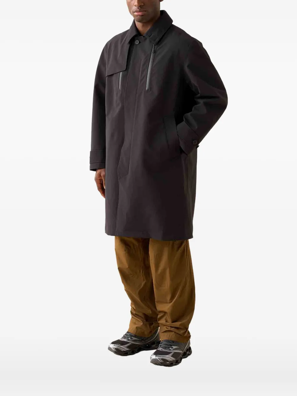 

Пальто с отделкой-молнией Mizuno, черный