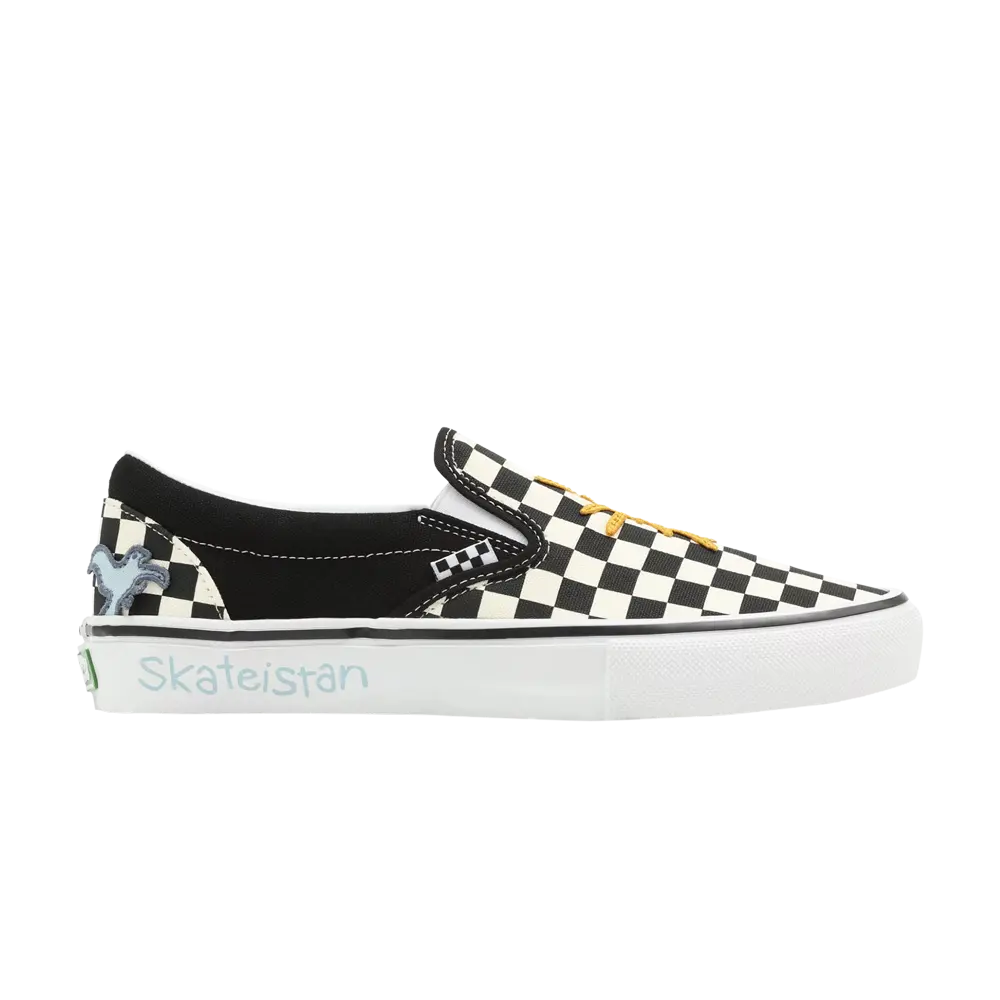 Слипоны Skateistan x Skate Vans, черный