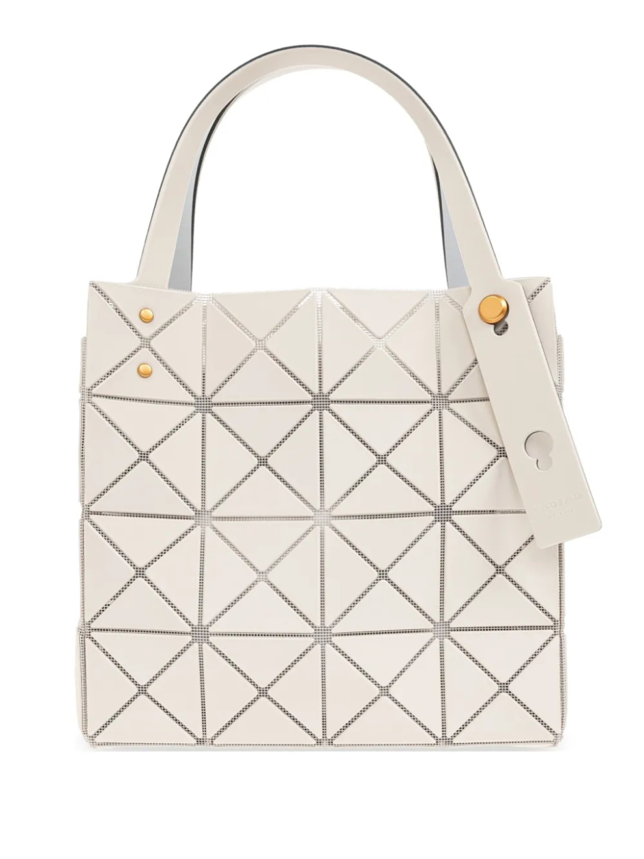 

Сумка-шоппер с геометрическим узором Bao Bao Issey Miyake, нейтральный