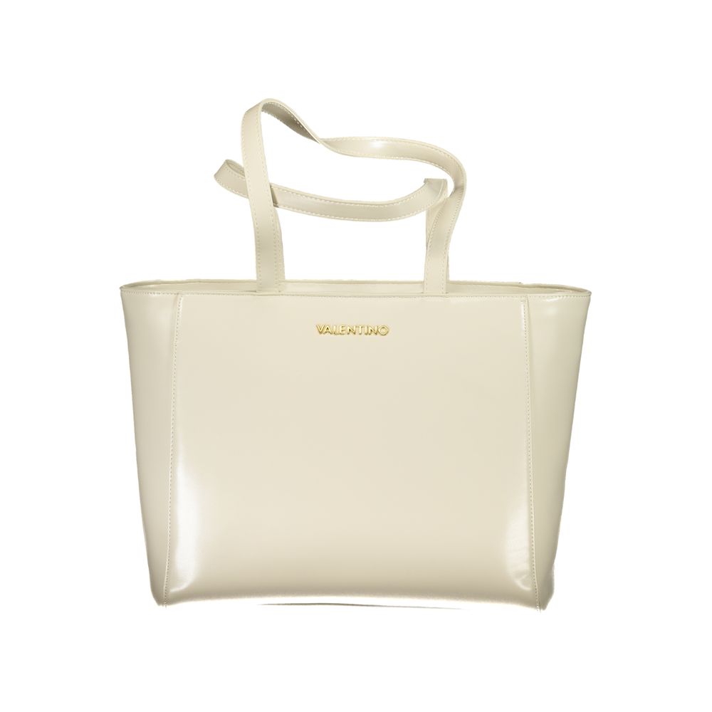 

Бежевая полиэтиленовая женская сумка Valentino Bags