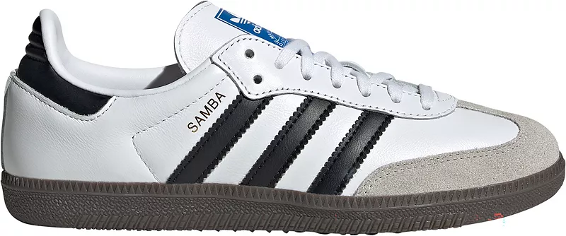 

Детские кроссовки Samba OG для начальной школы Adidas, белый/черный