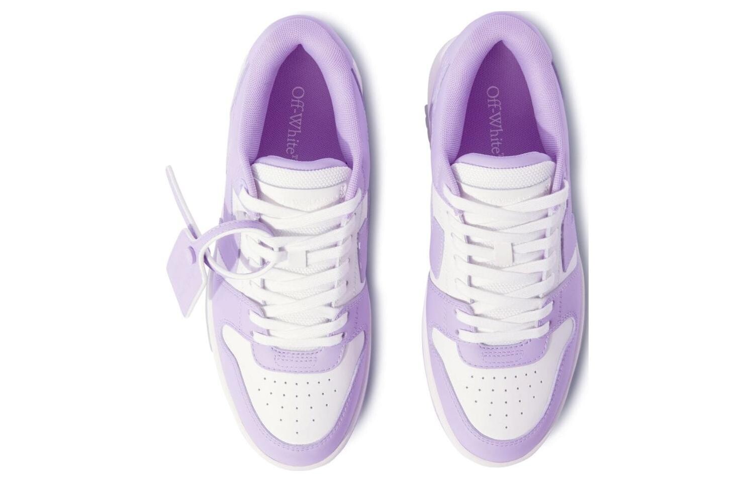 OFF-WHITE Женская обувь для скейтбординга вне офиса, Lilac Purple/White — фото 3