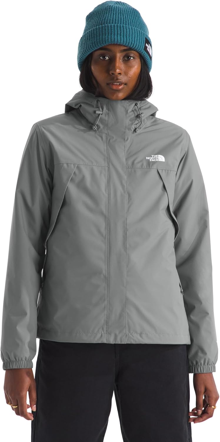 

THE NORTH FACE Женская куртка Antora Triclimate с водонепроницаемой мембраной, утеплённой флисовой подкладкой и регулируемым капюшоном со шнурком, Smoked Pearl