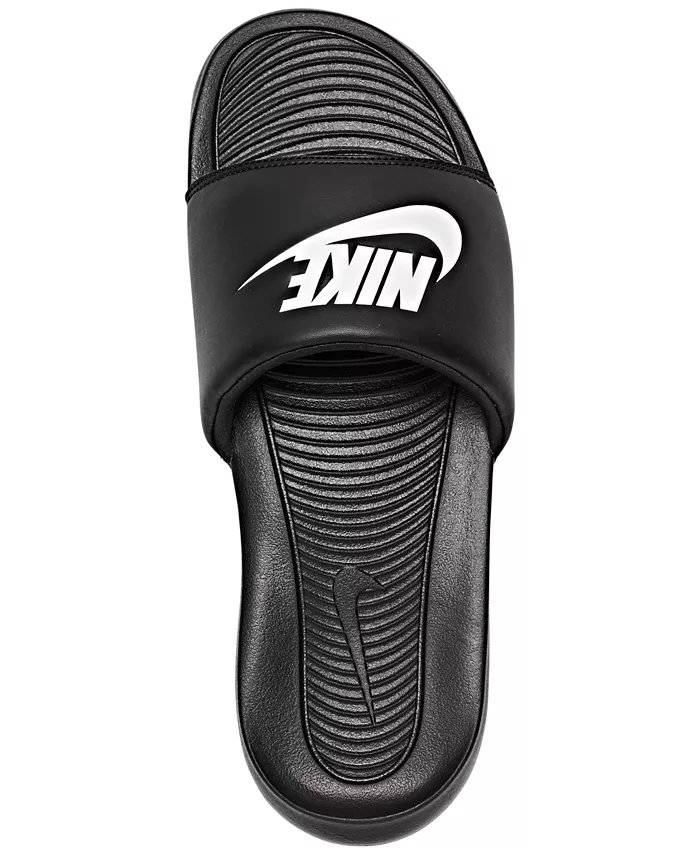 Мужские сандалии Victori One Slide от Finish Line Nike, черный — фото 4