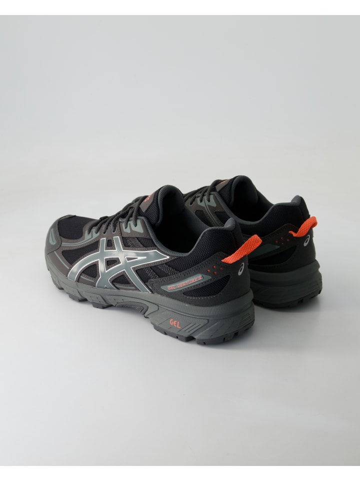 Кроссовки на шнуровке asics, черный — фото 3