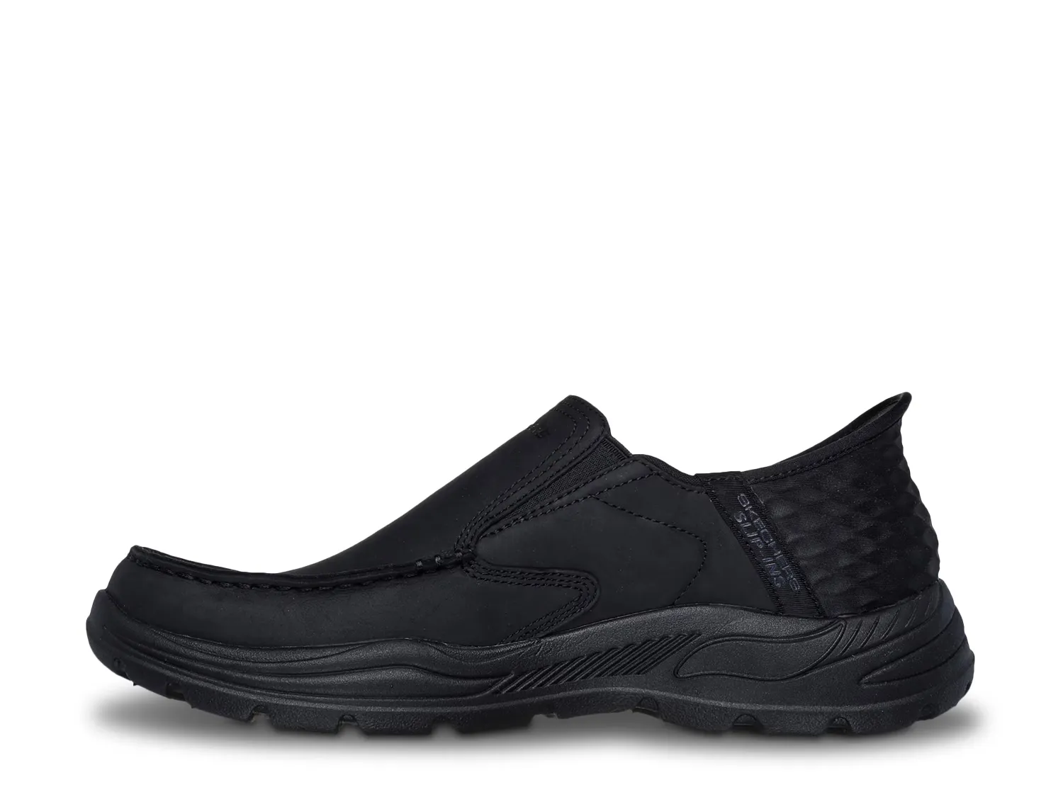 Слипоны Skechers Hands Free Slip-ins Arch Fit Motley Milo, черные — фото 2