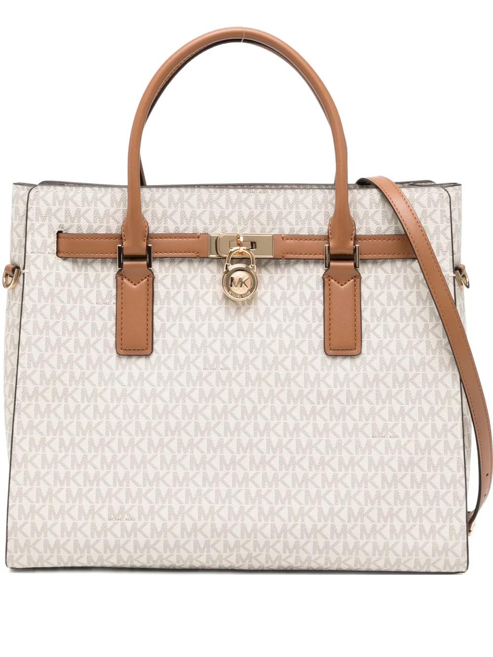 

Большая сумка-тоут Hamilton Moderne MICHAEL KORS, нейтральный