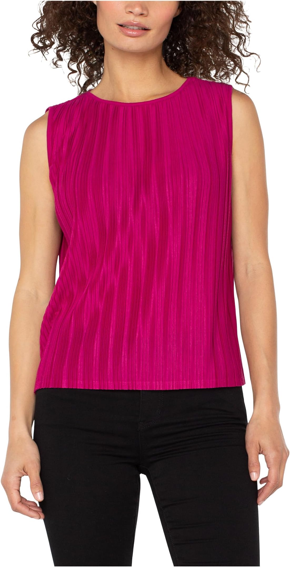 

Женский трикотажный топ без рукавов с круглым вырезом Liverpool Los Angeles, Dark Currant