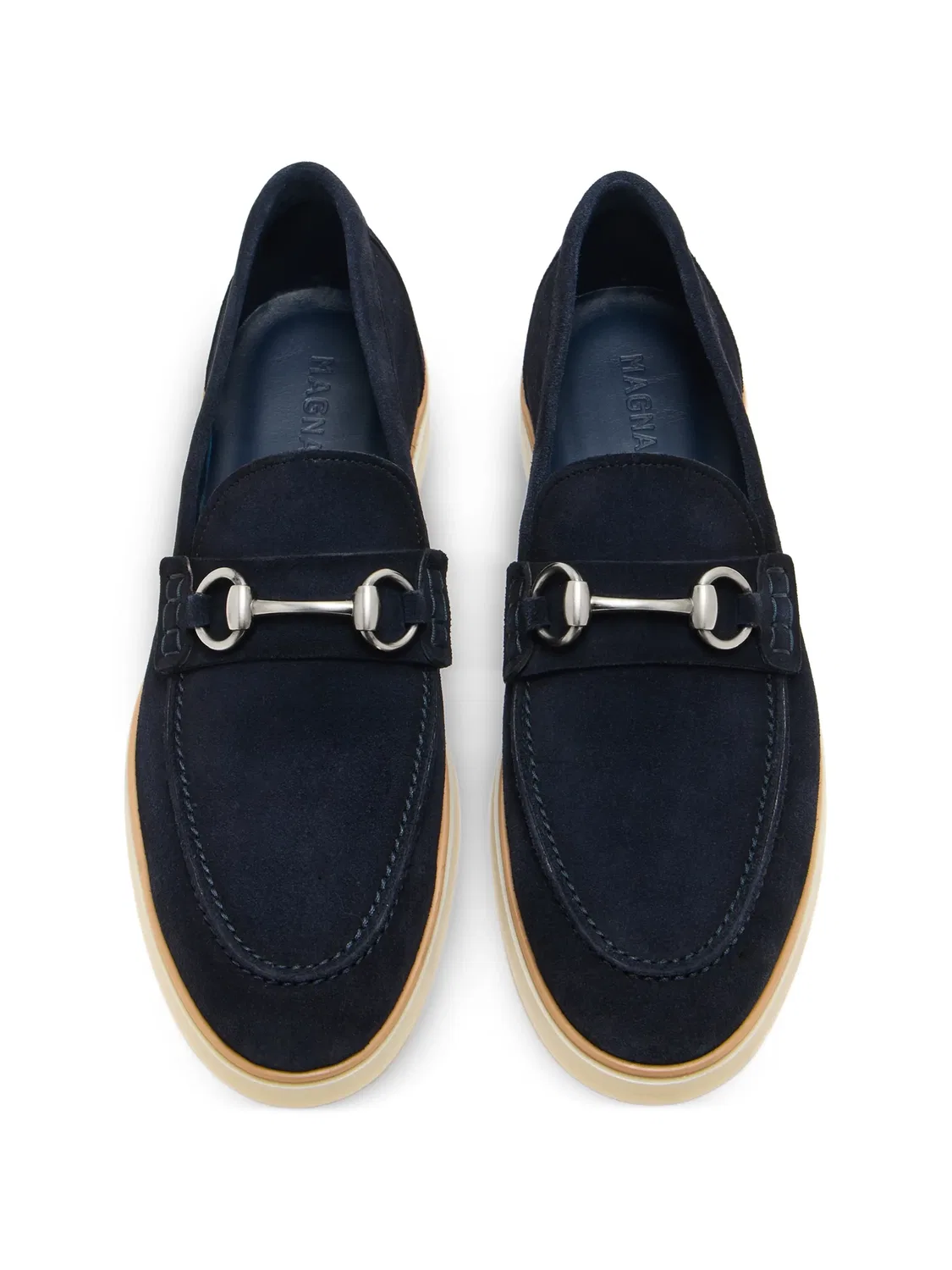 Лоферы с закругленным носком Magnanni, синий — фото 2