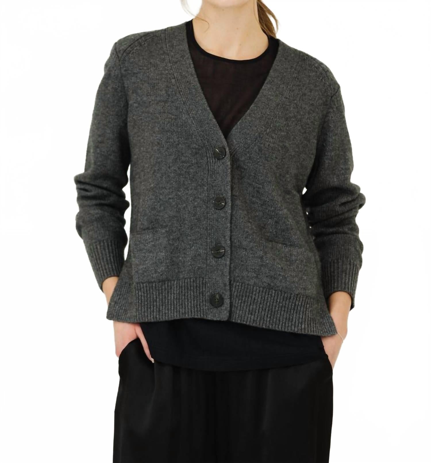 

Isabel Marant Кардиган Brat с V-образным вырезом, цвет антрацит