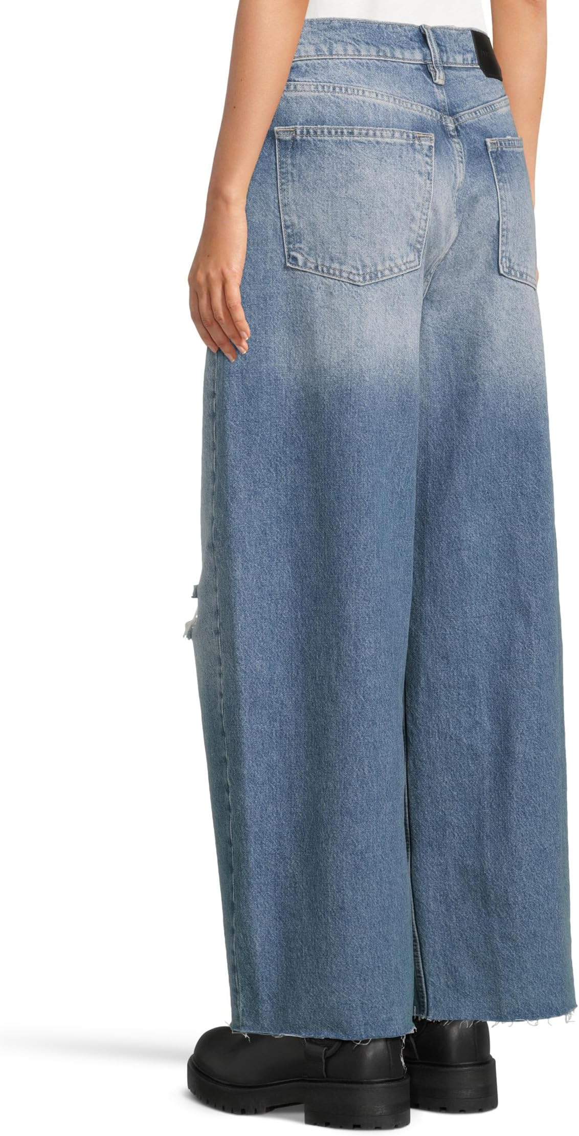 Джинсы AllSaints Aki Crossover Jean, цвет Light Indigo — фото 3