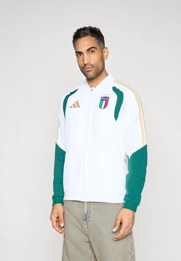 Предматчевая куртка figc италия, форма национальной сборной Adidas Performance, White