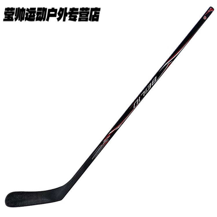 

He Jiagong Клюшка для хоккея с шайбой и роликов, деревянная, 167 см, тренировочная, для детей, праворукая
