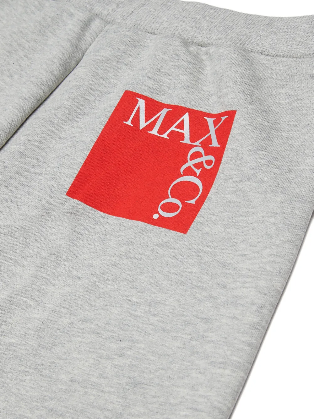 Спортивные брюки с контрастной строчкой Max&Co. Kids, серый — фото 3