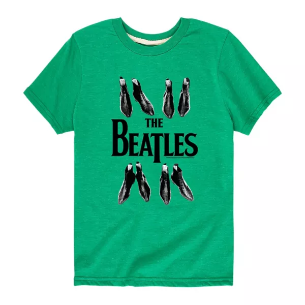 

Футболка с принтом кроссовок The Beatles для мальчиков 8-20 лет Licensed Character, зеленый