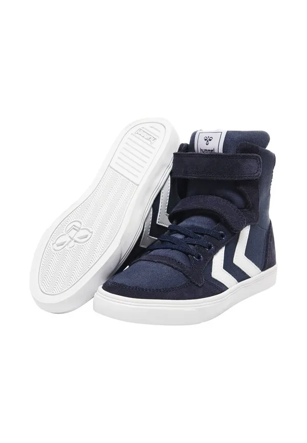 Зауженные высокие кроссовки stadil Hummel, Dress Blues — фото 2