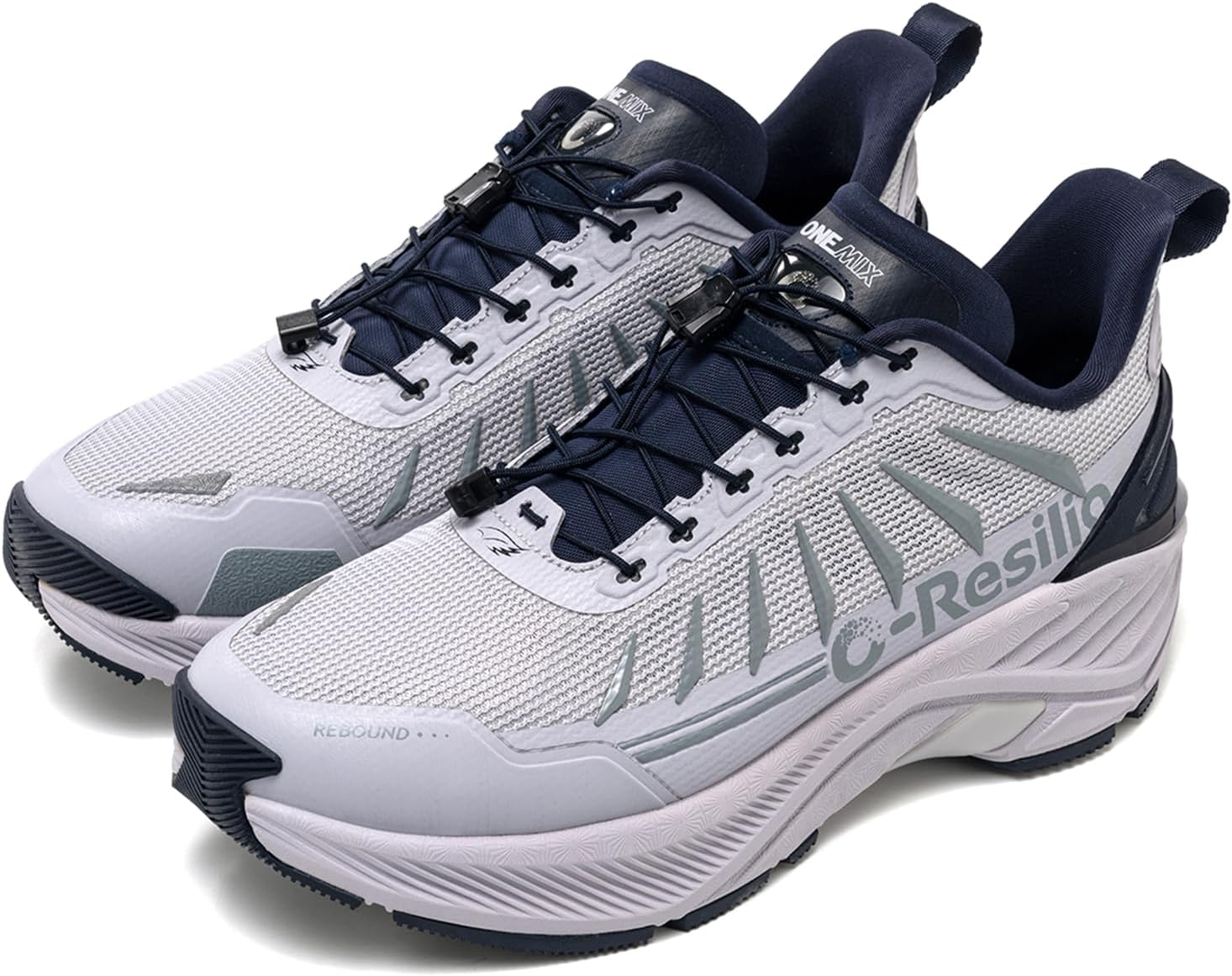 

Беговые кроссовки ONEMIX высокой производительности, тренировочные кроссовки для кросс-кантри с улучшенным сцеплением и амортизацией, серый