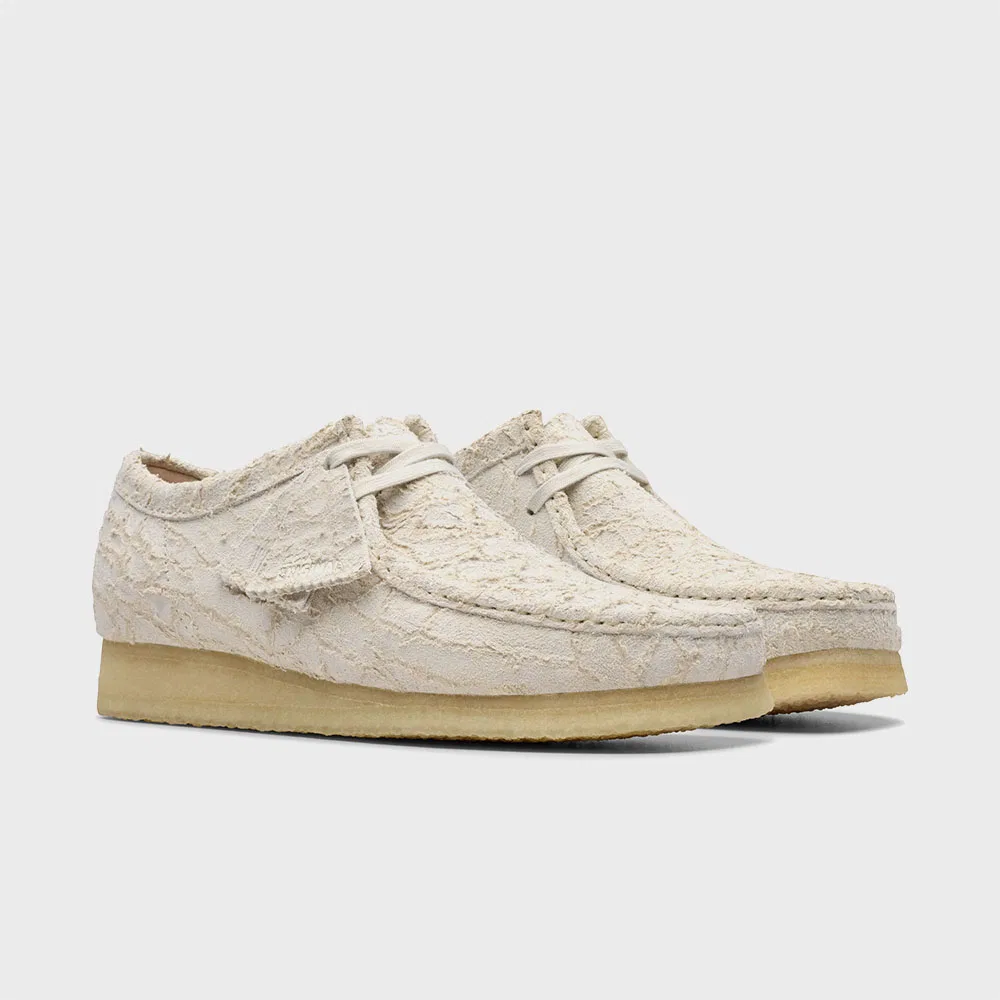 Мужские ботинки Wallabee цвета шампань от Clarks Originals