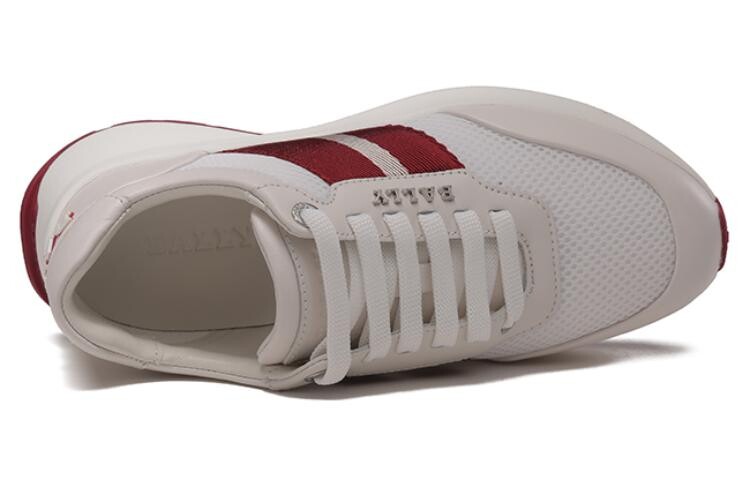 Кроссовки BALLY Lifestyle Shoes Women's Low-top Red, белый/красный — фото 3