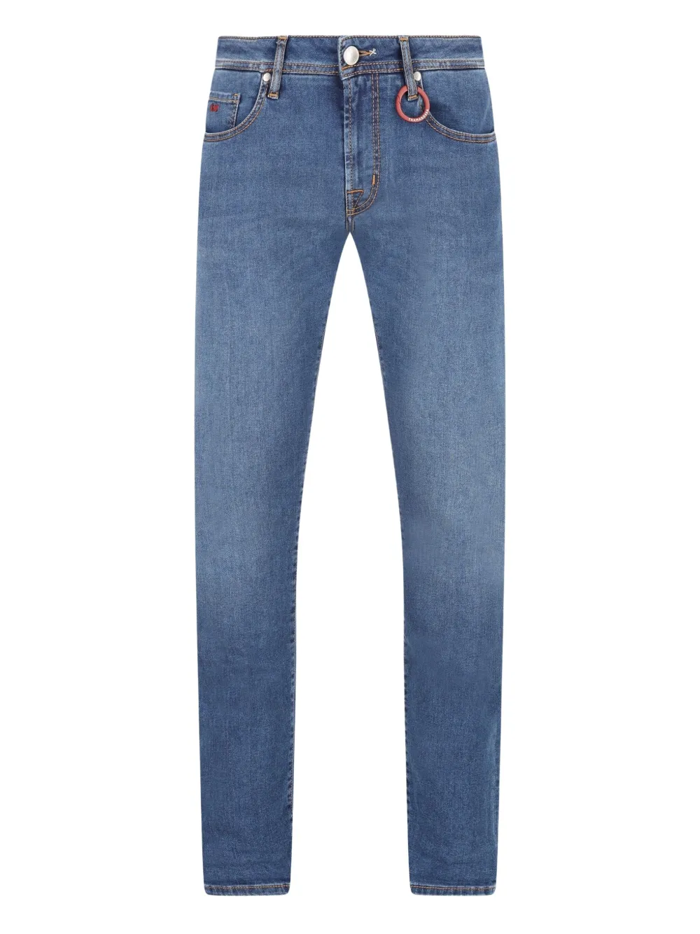 

Джинсы с нашивкой-логотипом Sartoria Tramarossa, синий