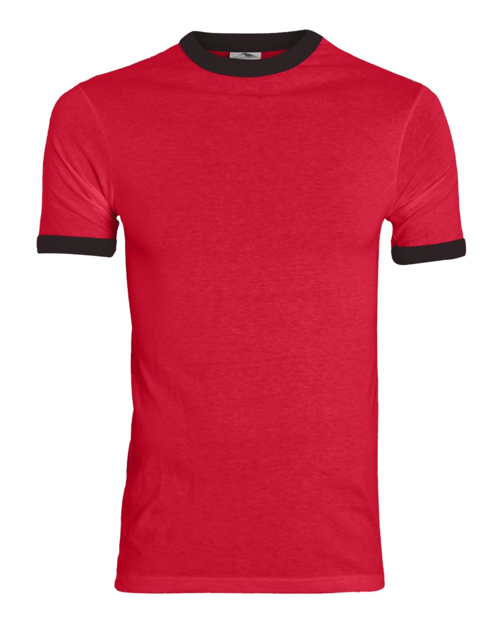 

Футболка Ringer 50/50 Augusta Sportswear, красный/черный